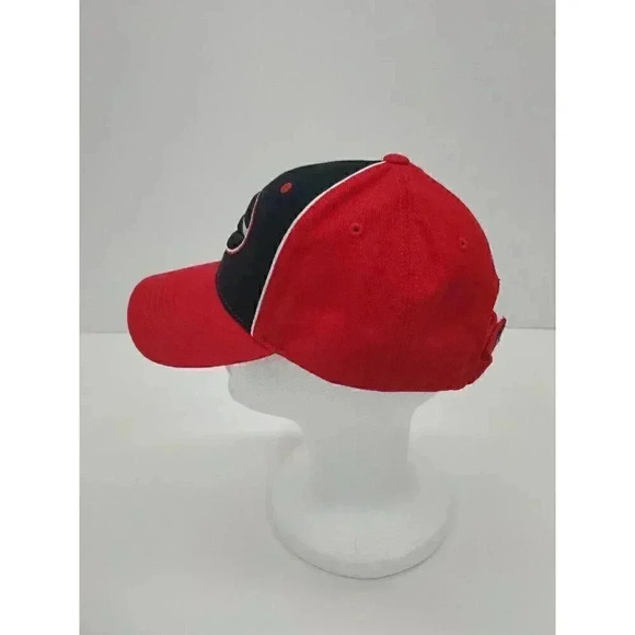 Georgia Bulldogs Black & Red Adjustable Men's Hat Embroidered Logo - Picture 2 of 7